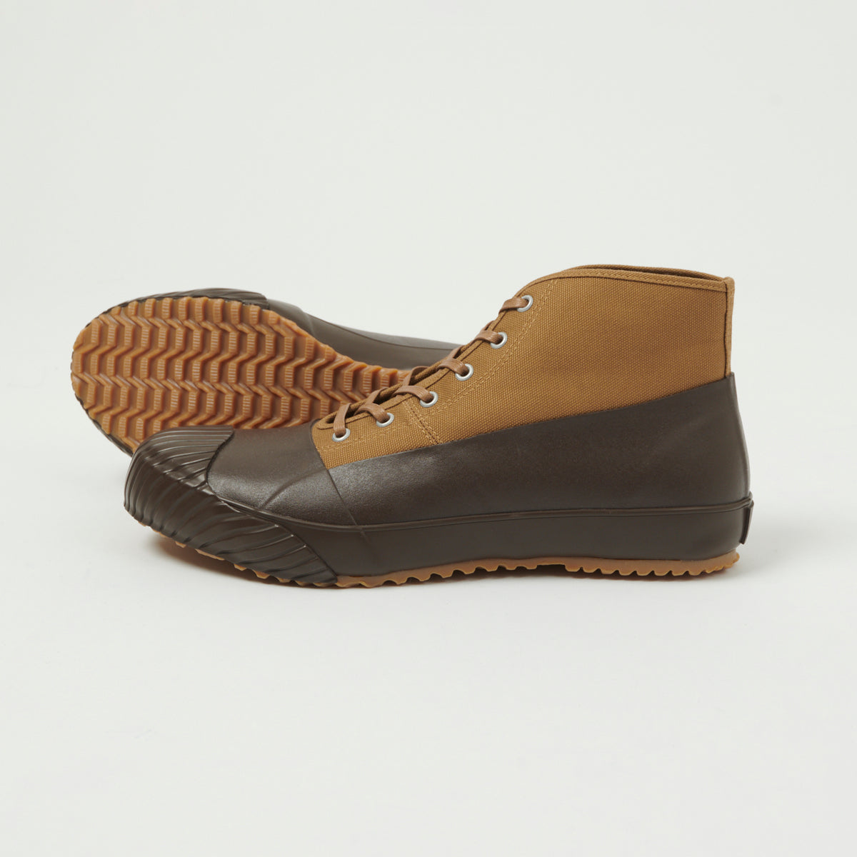 Moonstar 'Alweather' Rubber Covered Hi-Top Sneaker - Brown