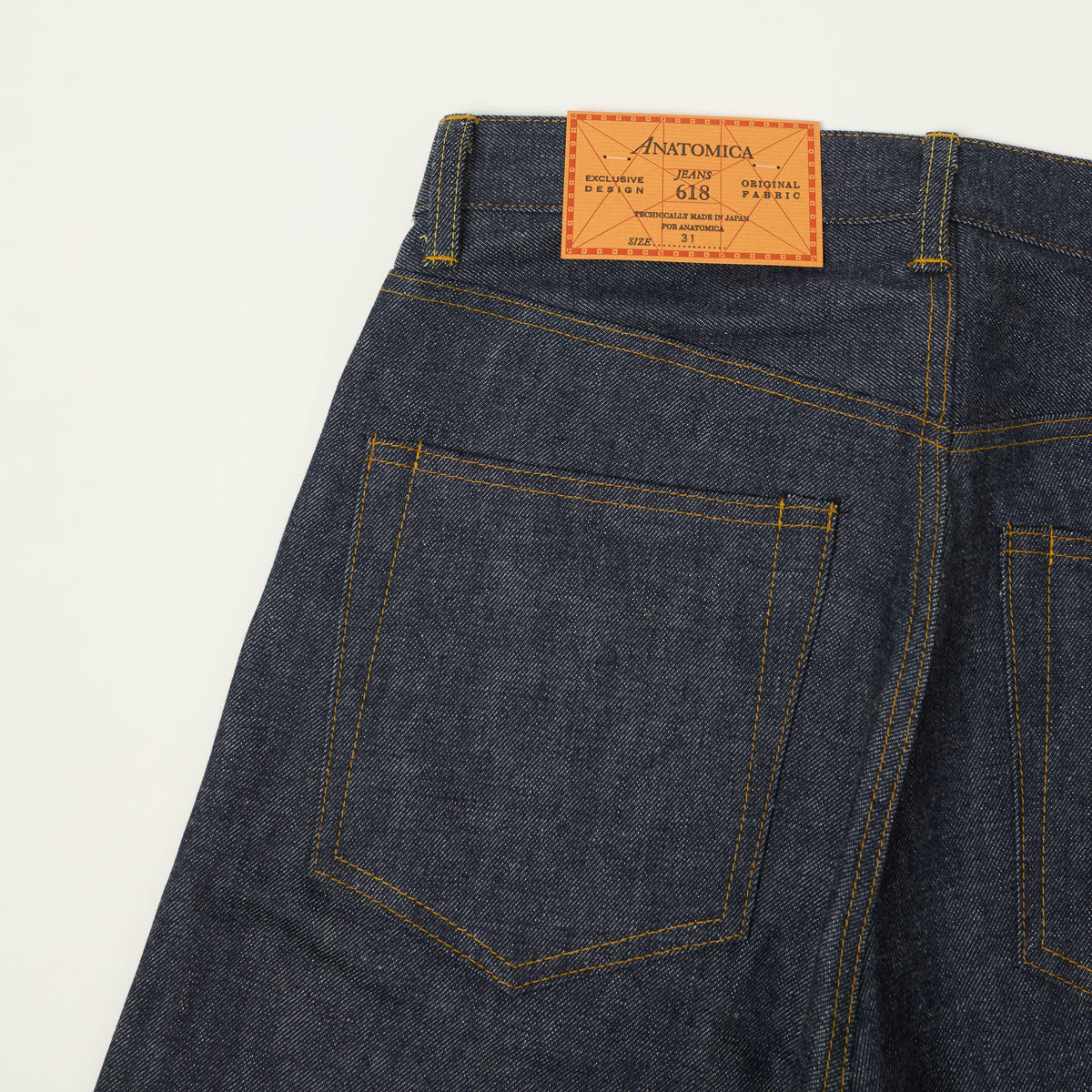 Anatomica 618 16oz Regular Straight Jeans - Raw