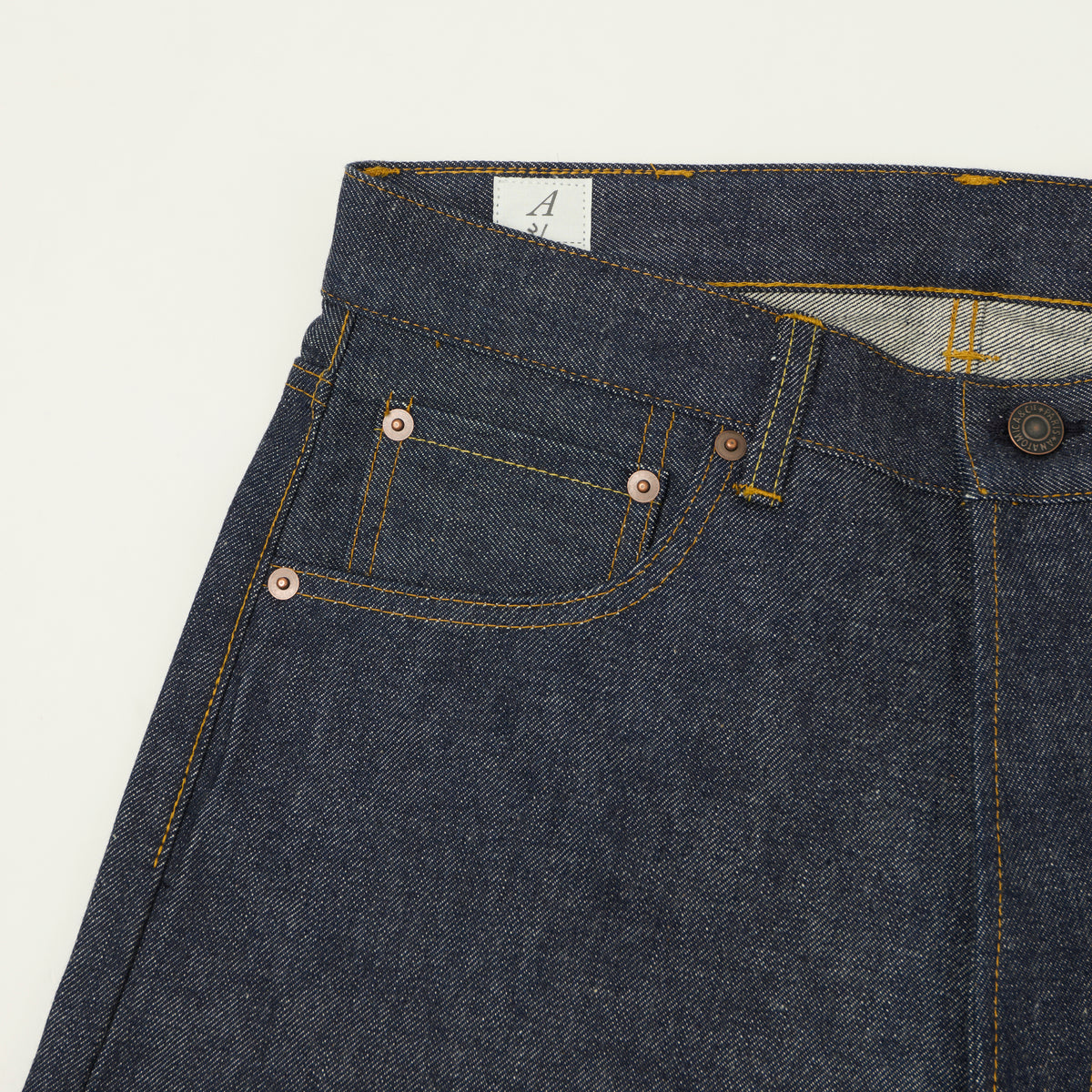 Anatomica 618 16oz Regular Straight Jeans - Raw