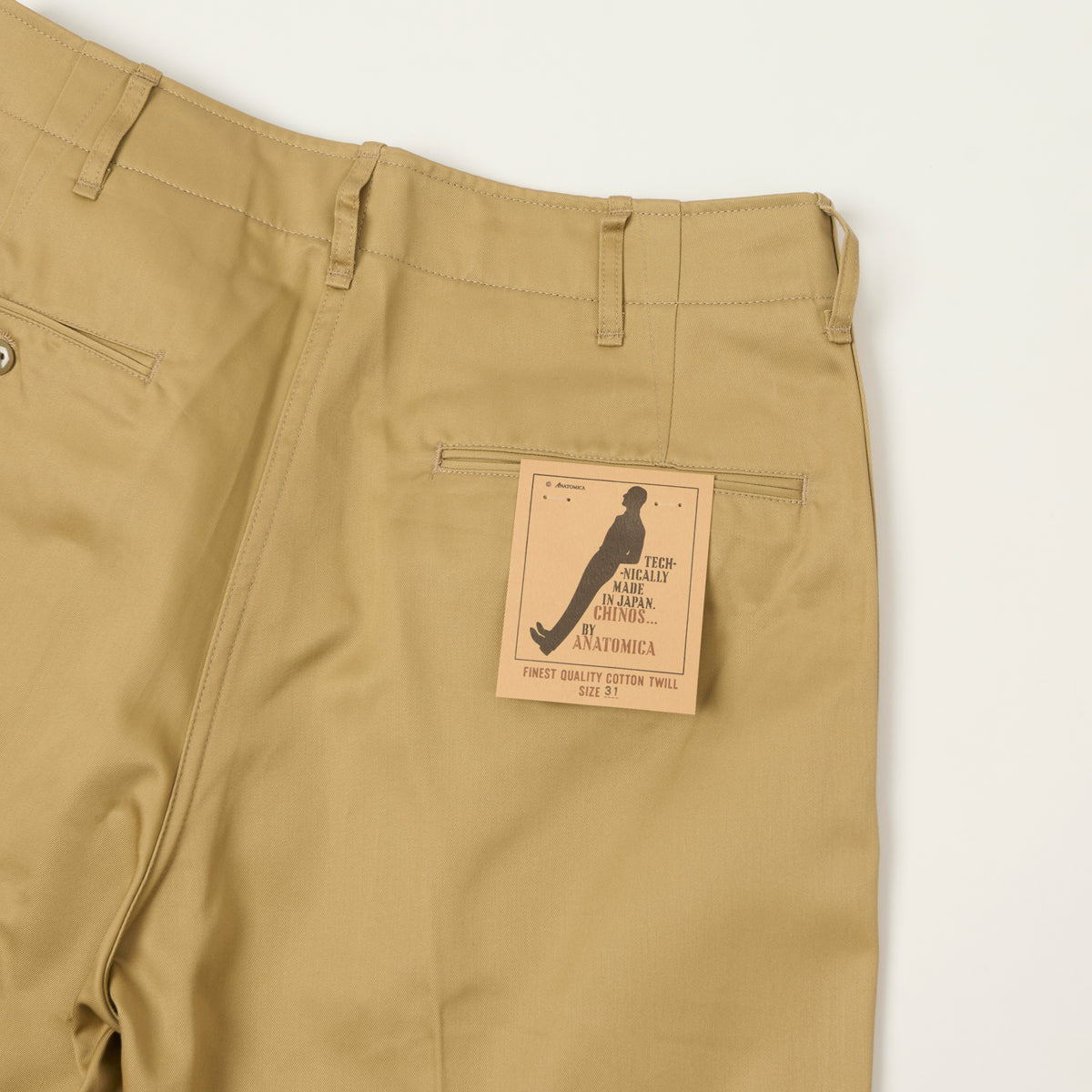 Anatomica High Density Cloth Chinos - Beige