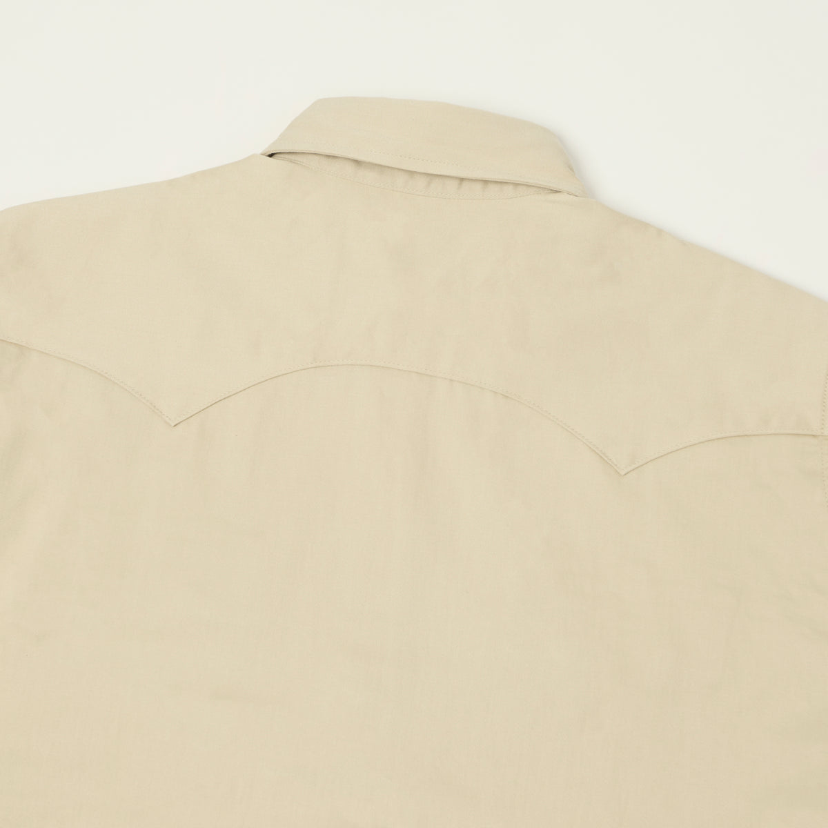 Anatomica 'Harrison' Sateen Western Shirt - Beige