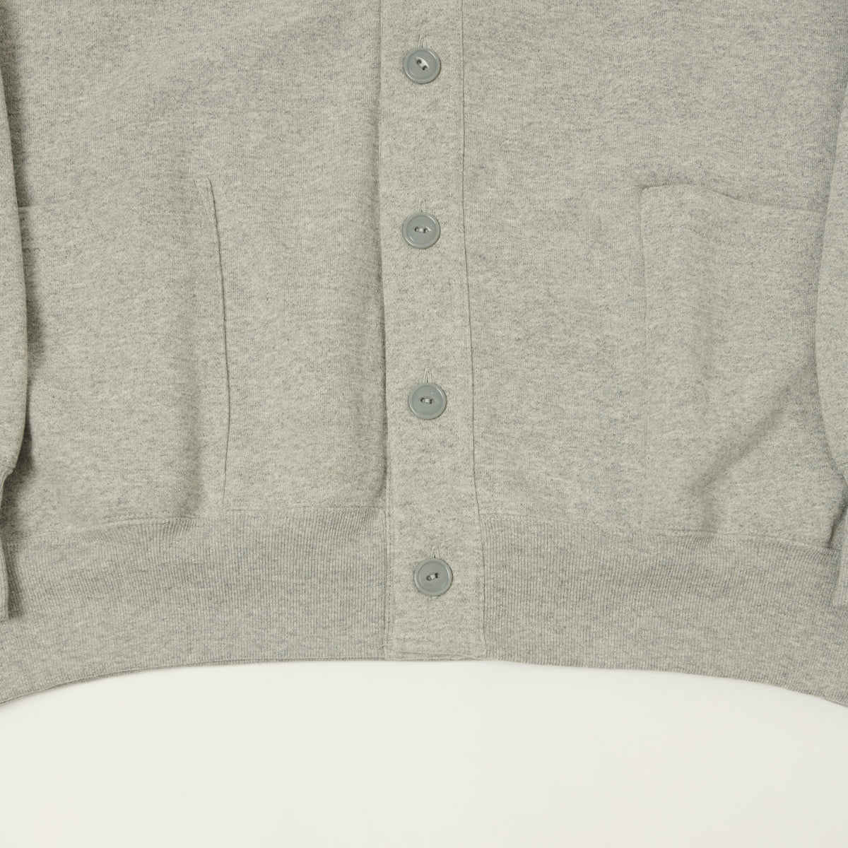 Anatomica Raglan Sleeve Cardigan - Grey