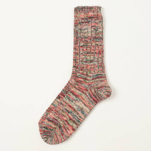 Anonymous Ism 5 Colour Mix Crew Sock - Multi