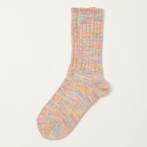 Anonymous Ism 5 Colour Mix Crew Sock - Multi