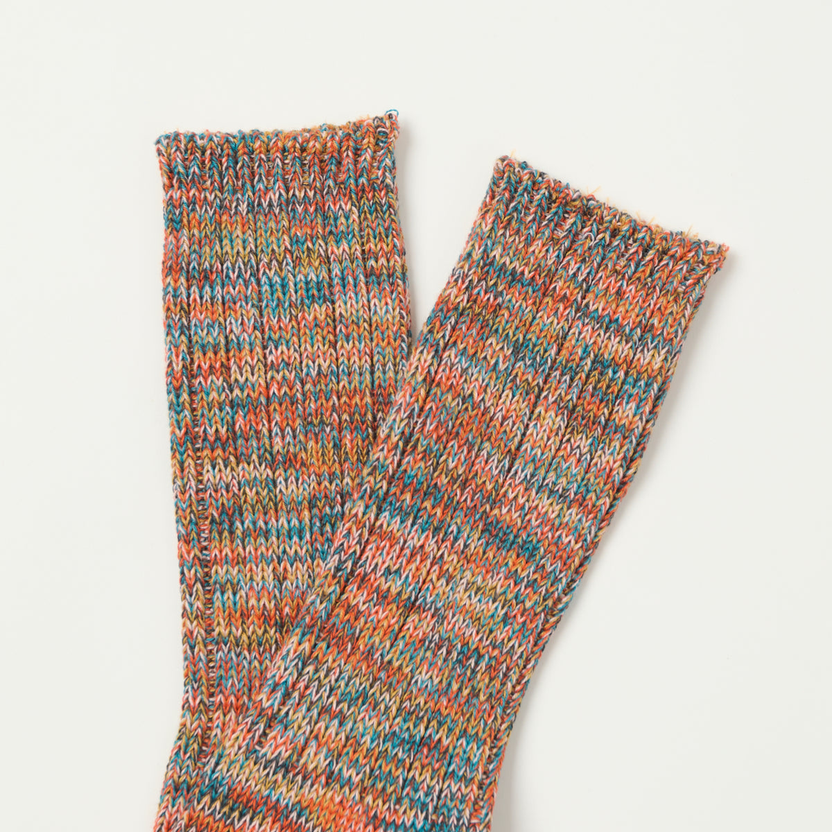 Anonymous Ism 5 Colour Mix Crew Sock - Sunset
