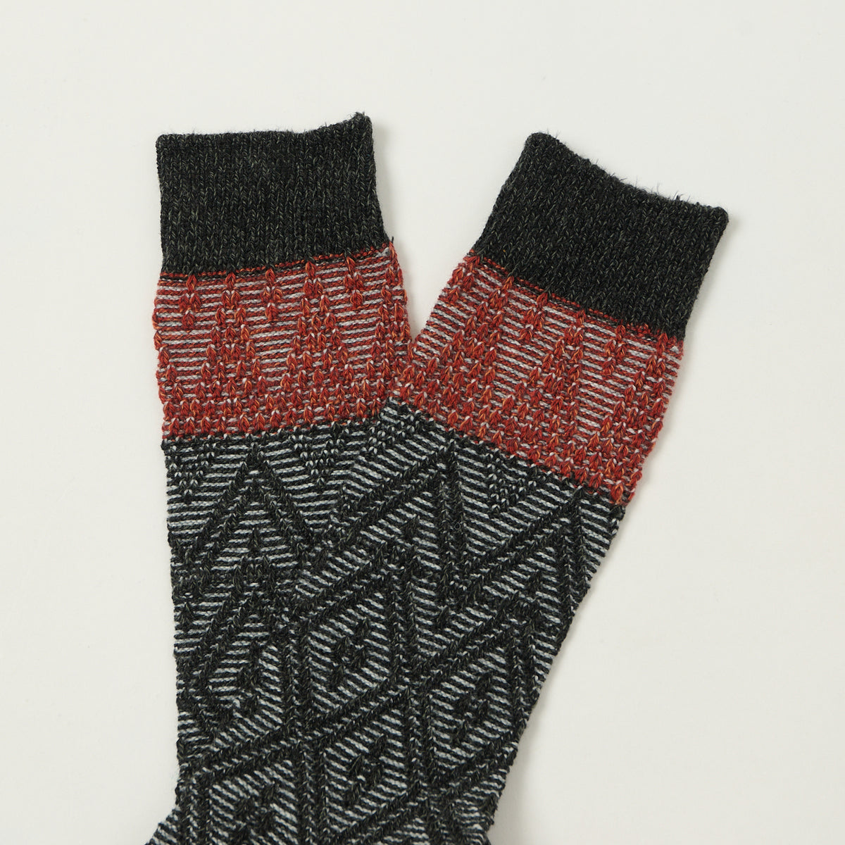Anonymous Ism Mountain Snow Crew Sock - Black
