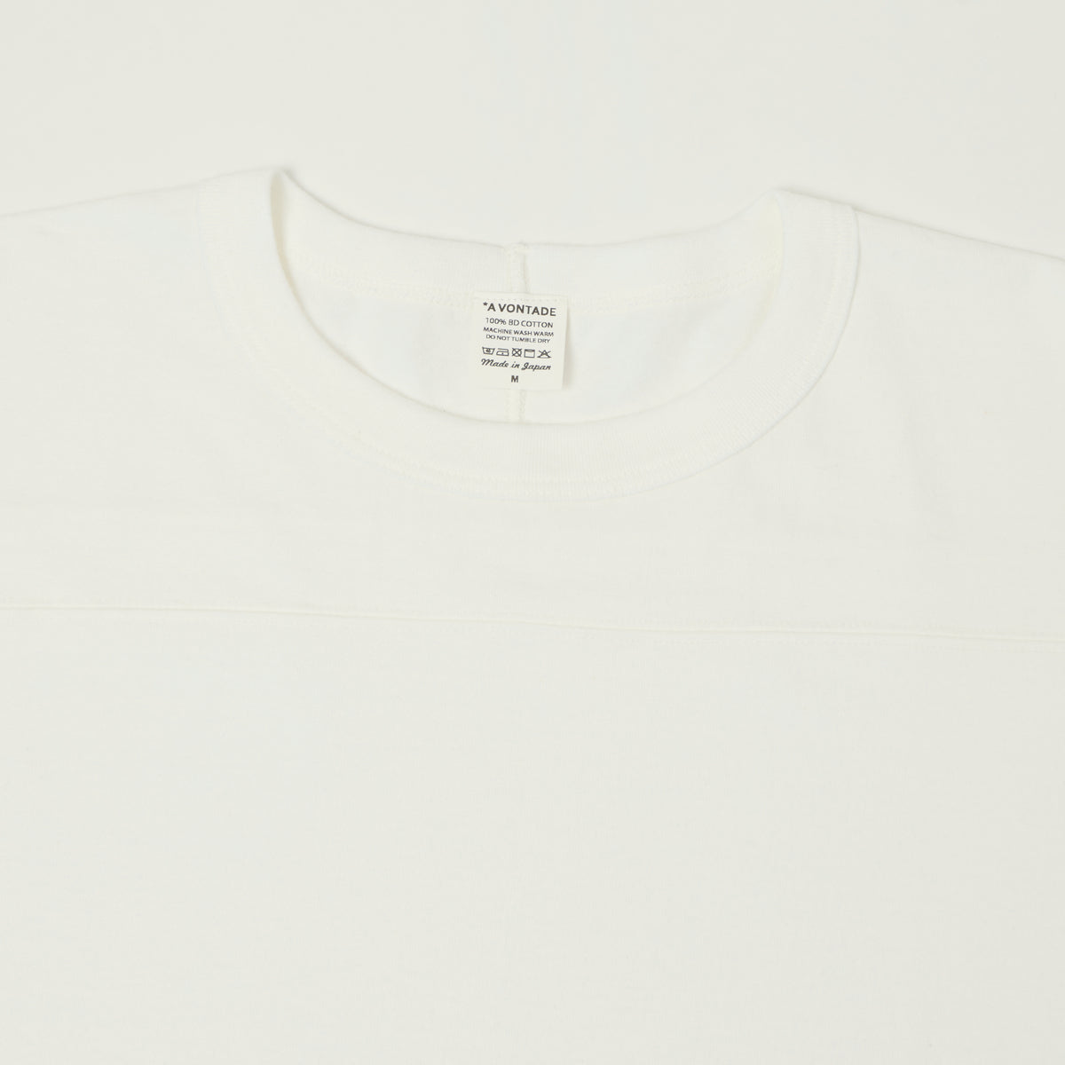 A Vontade Cropped Sleeve Football T-Shirt - White