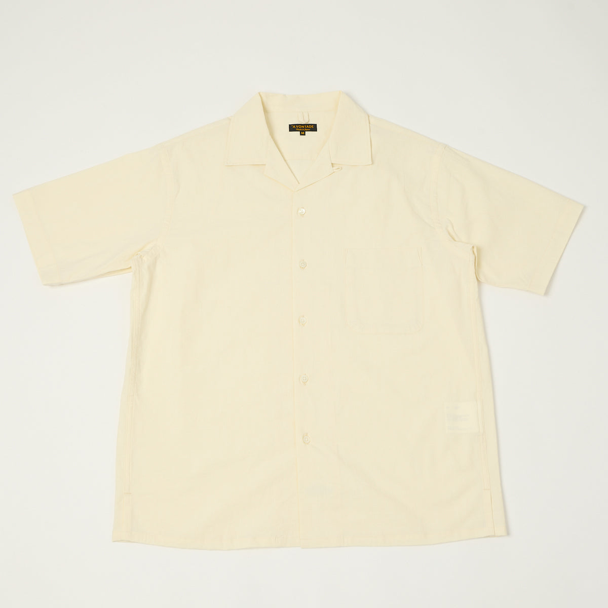 A Vontade Open Collar Shirt - Ecru