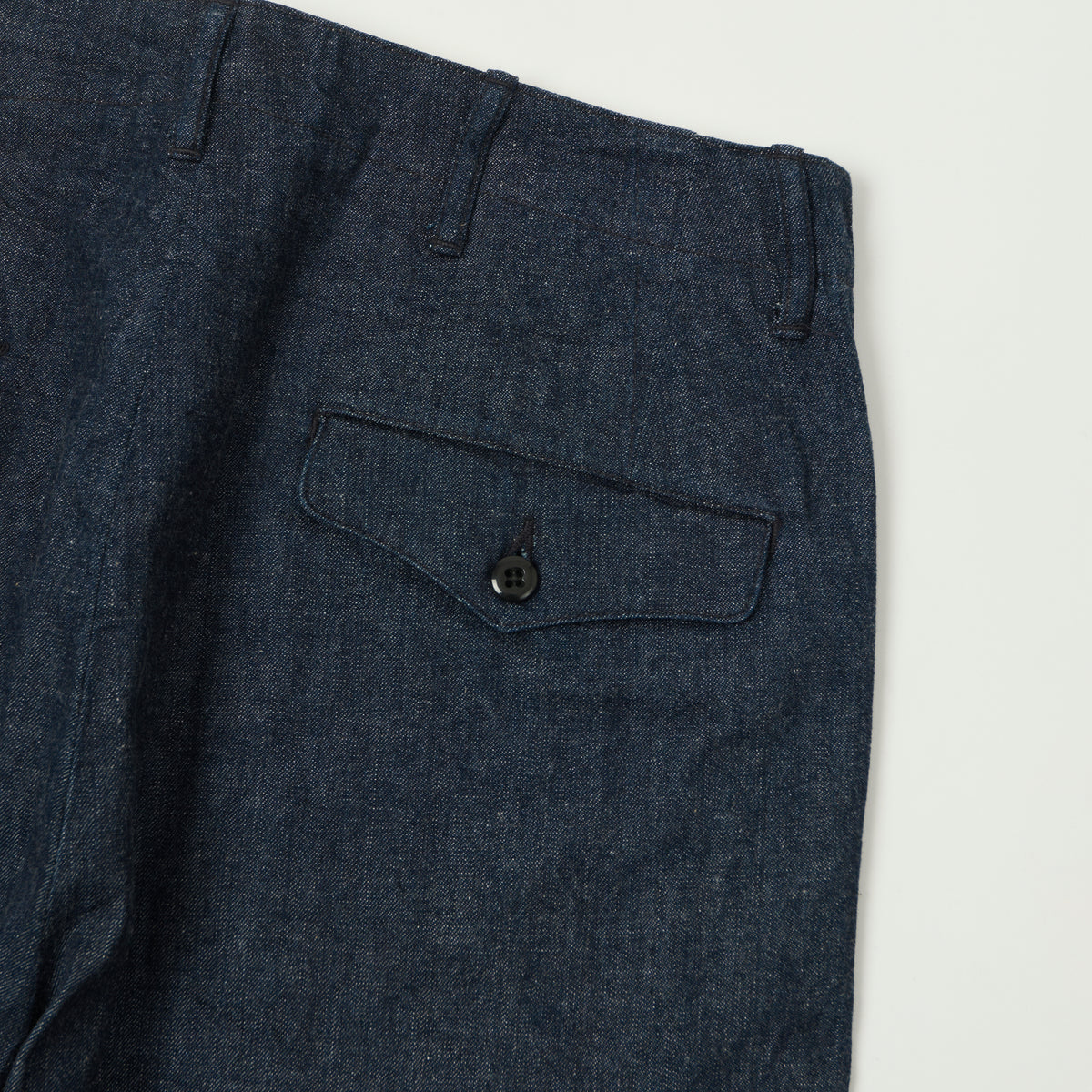 A Vontade Wide Fit Denim Chino Trouser - Raw