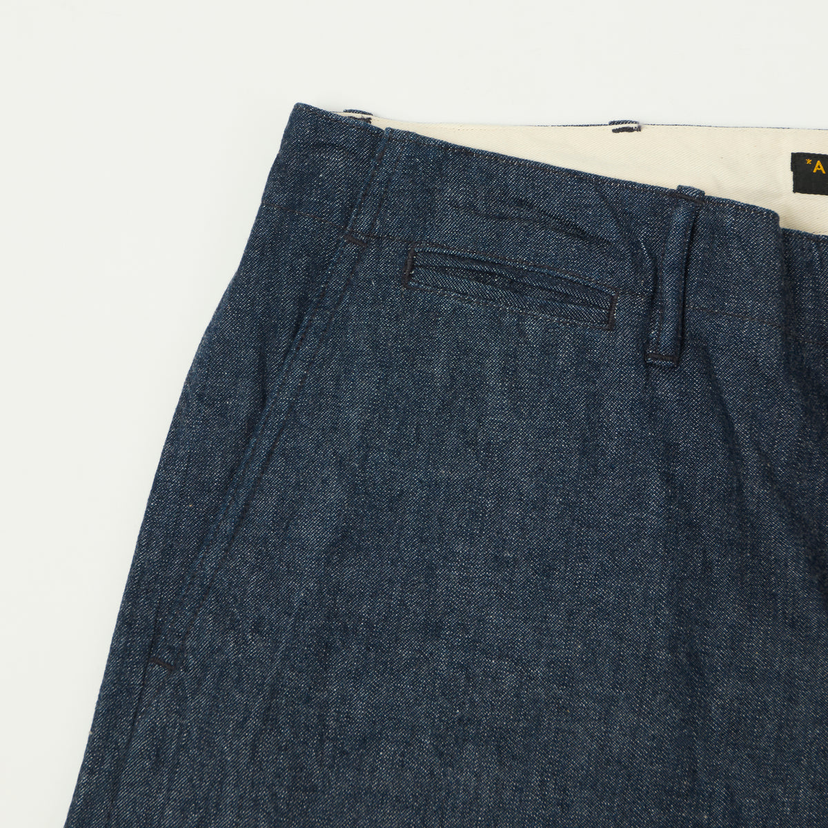 A Vontade Wide Fit Denim Chino Trouser - Raw