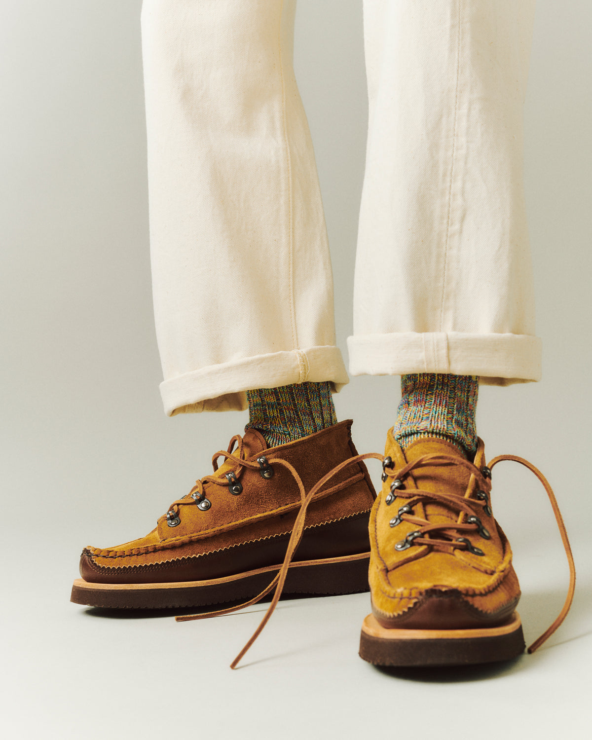 Yuketen Handsewn Tokyo DB Chukka w/21 Boot - FO G Brown x G Brown
