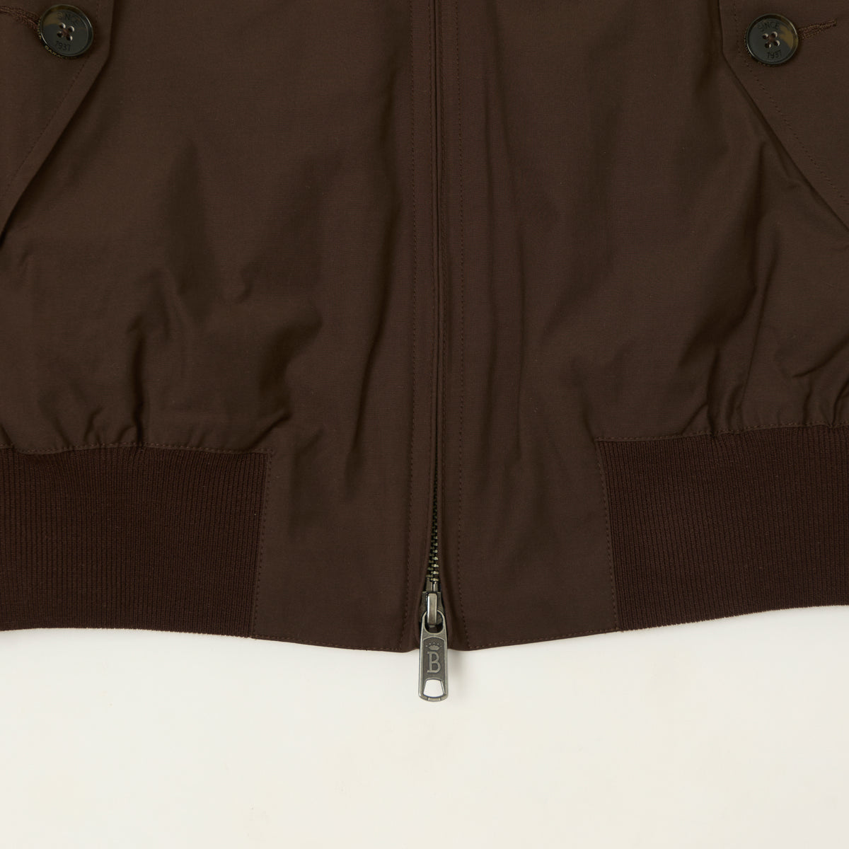 Baracuta G9 'Baracuta Cloth' Harrington Jacket - Cigar Brown