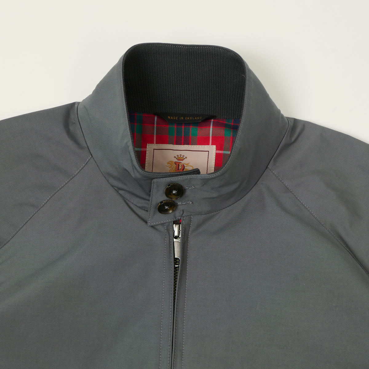 Baracuta G9 'Baracuta Cloth' Harrington Jacket - Slate Grey