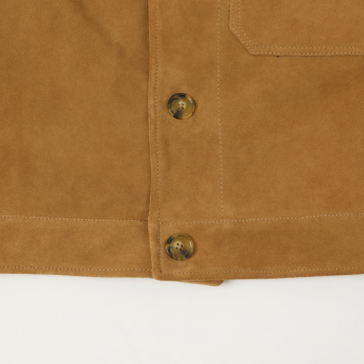 Baracuta 'Roughout Rider' Suede Type I Jacket - Tobacco