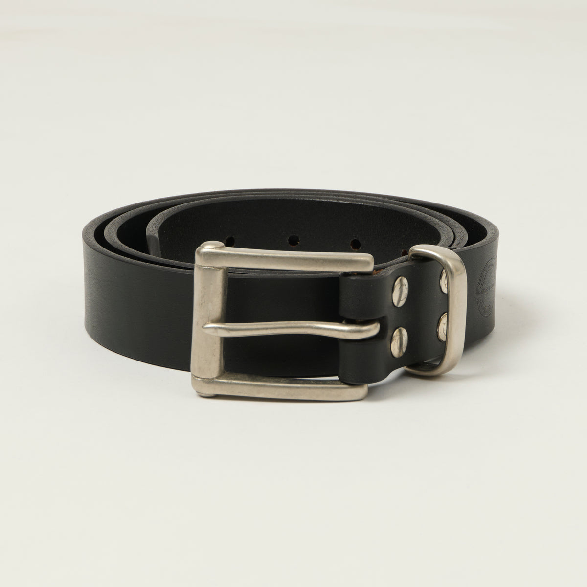 Barnes & Moore Garrison Belt - Black/Nickel