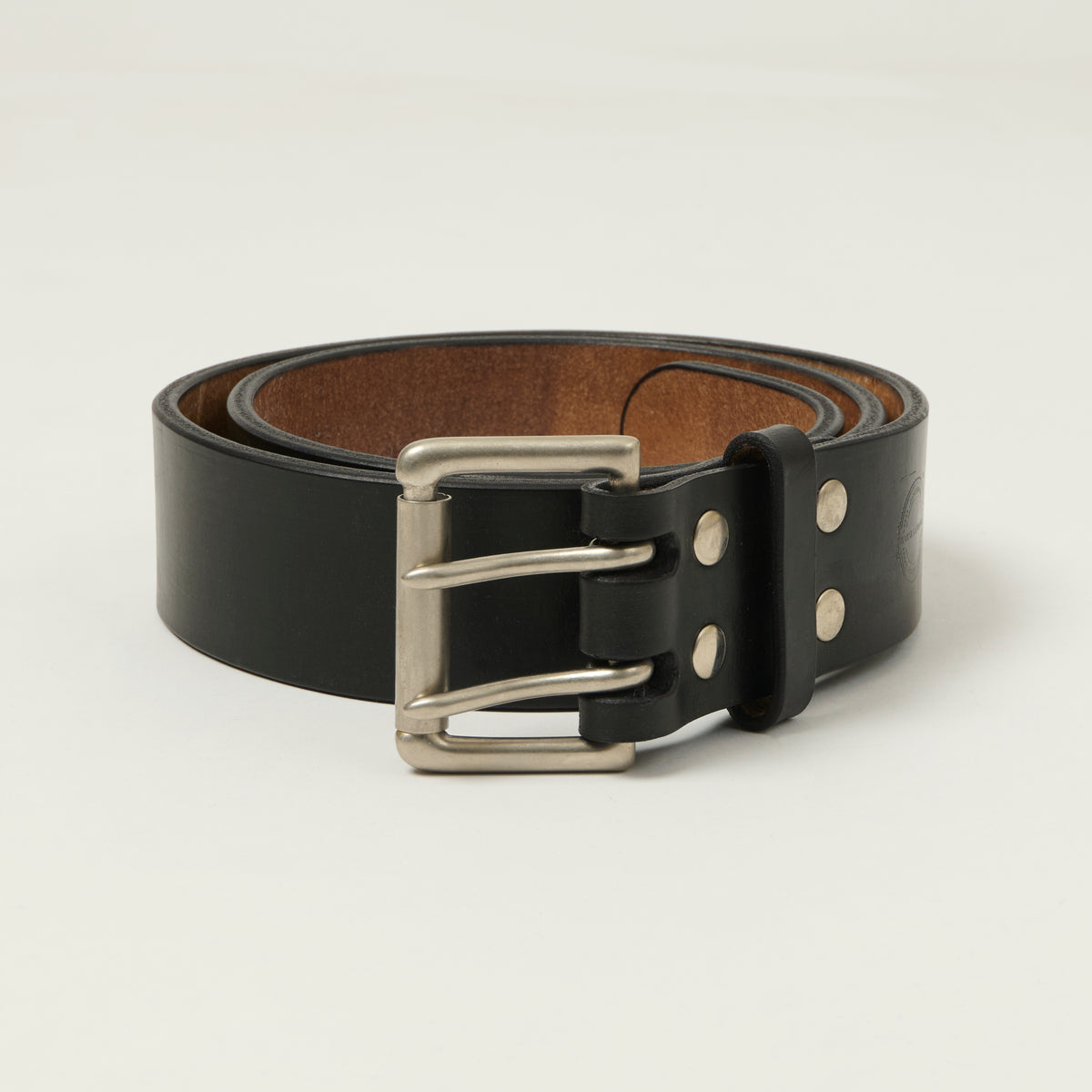 Barnes & Moore Heavyweight Belt - Oak Bark Black/Nickel