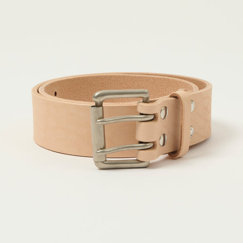 Barnes & Moore Heavyweight Belt - Natural Harness/Nickel
