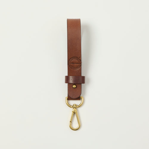 Barnes & Moore Long Key Tether - Chestnut/Brass