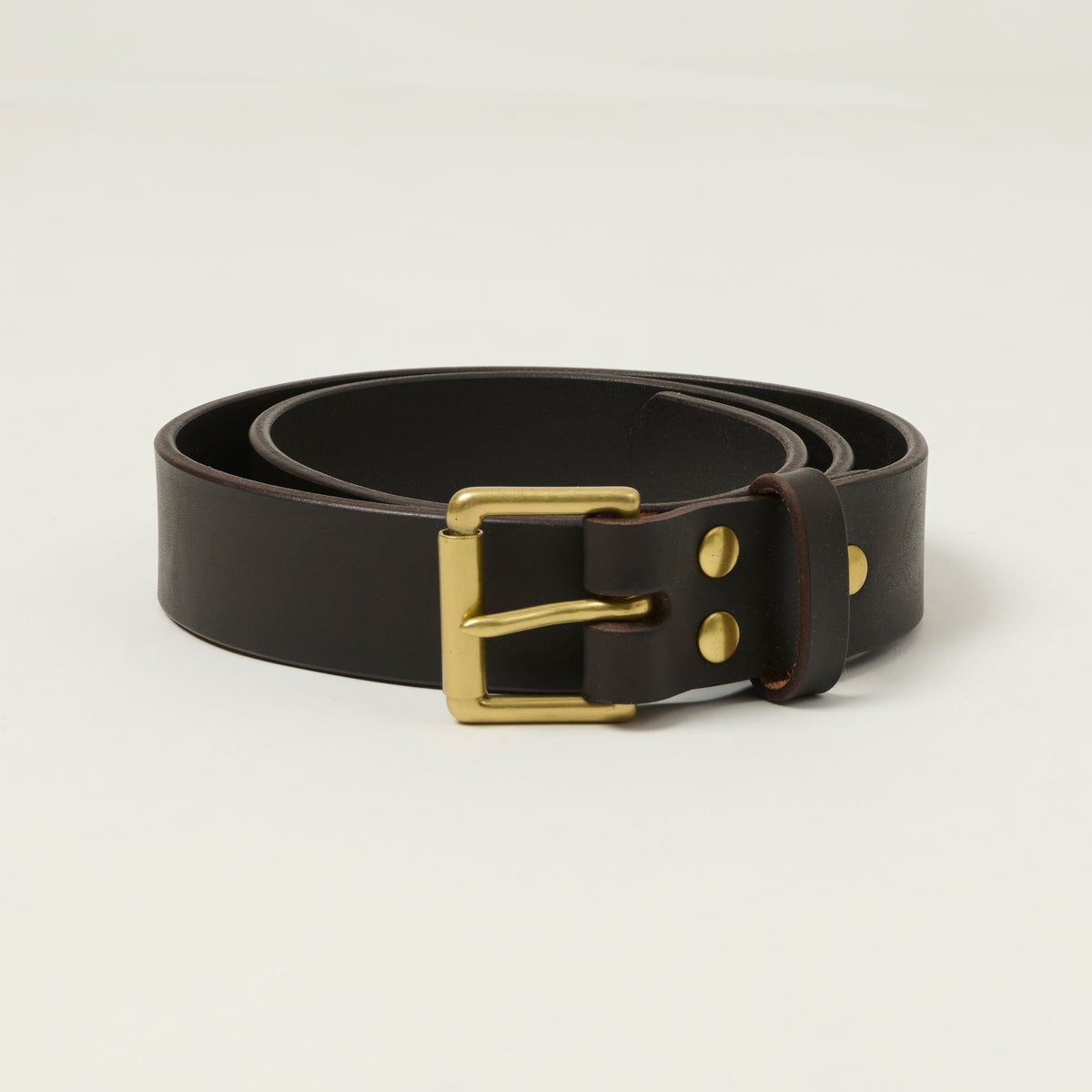 Barnes & Moore Roller Belt - Deep Honey/Brass