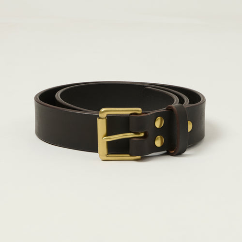 Barnes & Moore Roller Belt - Deep Honey/Brass