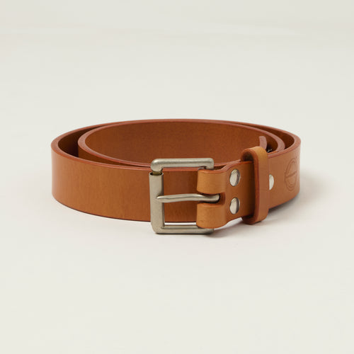 Barnes & Moore Roller Belt - Harness Tan/Nickel
