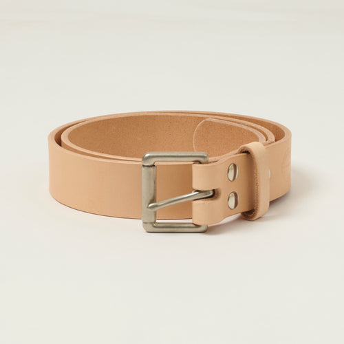 Barnes & Moore Roller Belt - Natural/Nickel