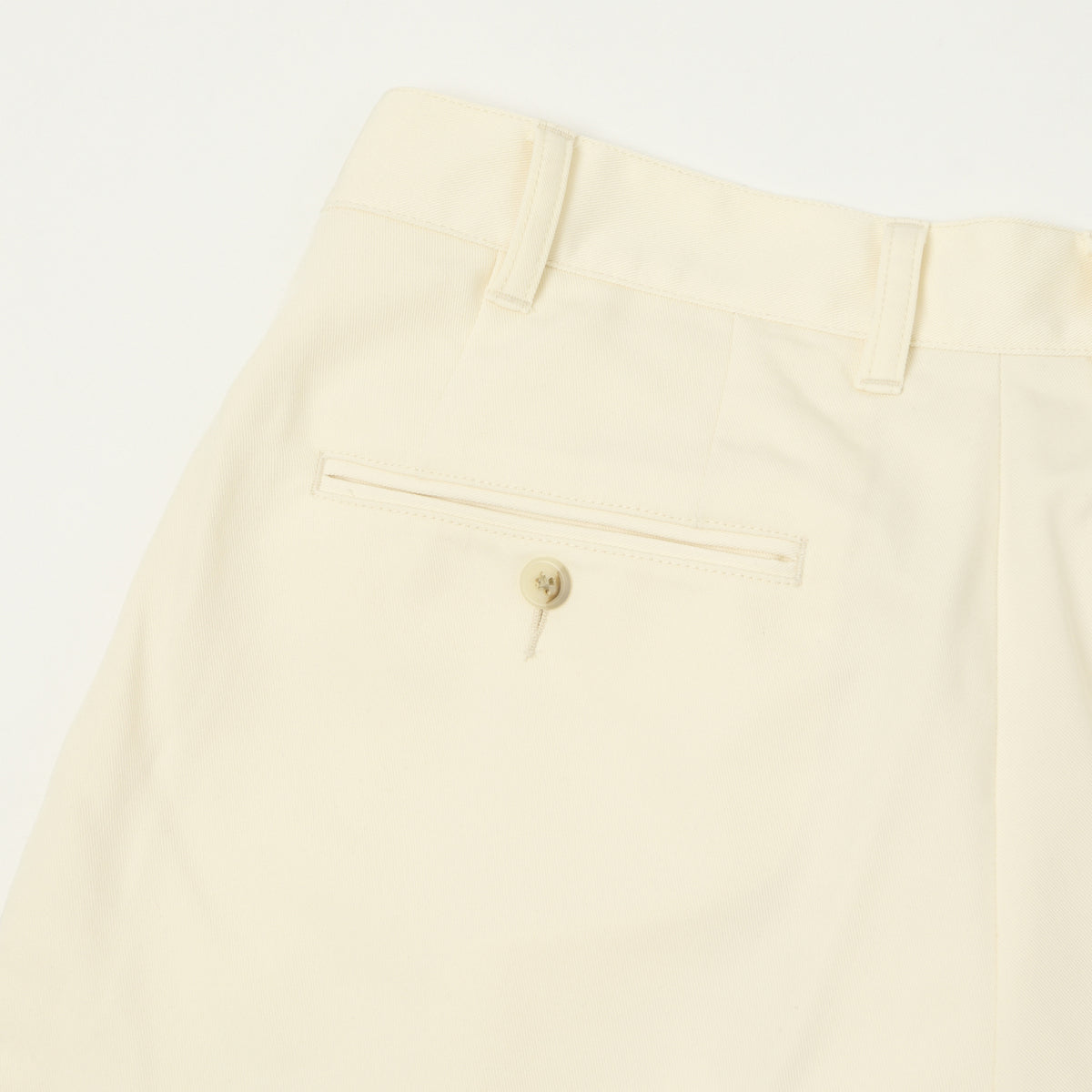 Beams Plus Double Pleat Trousers - Oyster