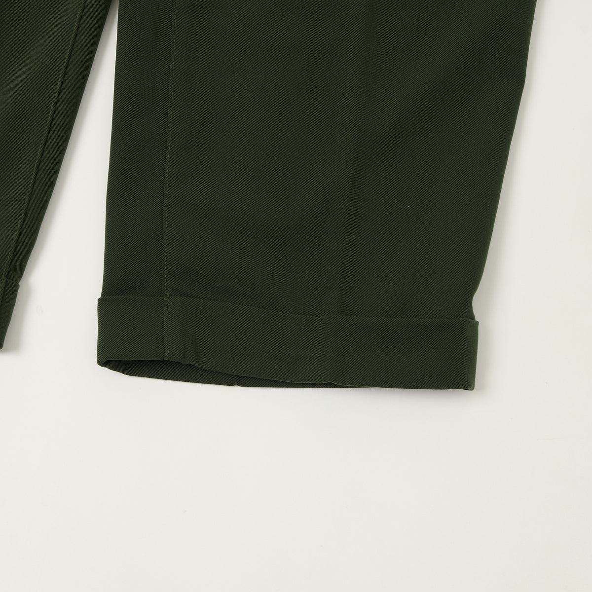 Beams Plus Double Pleat Trousers - Green