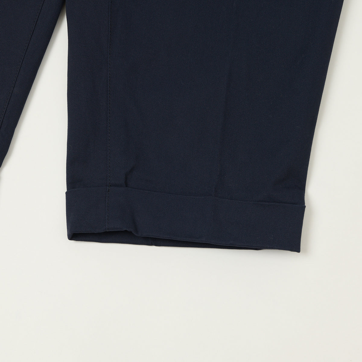 Beams Plus Double Pleat Twill Trousers - Navy