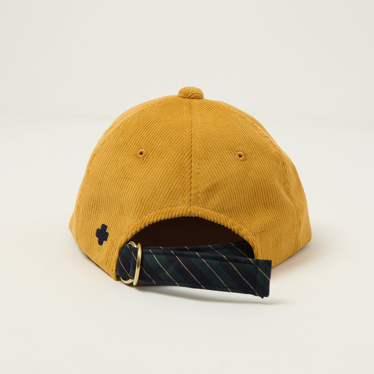 Beams Plus Corduroy Six Panel Baseball Cap - Mustard