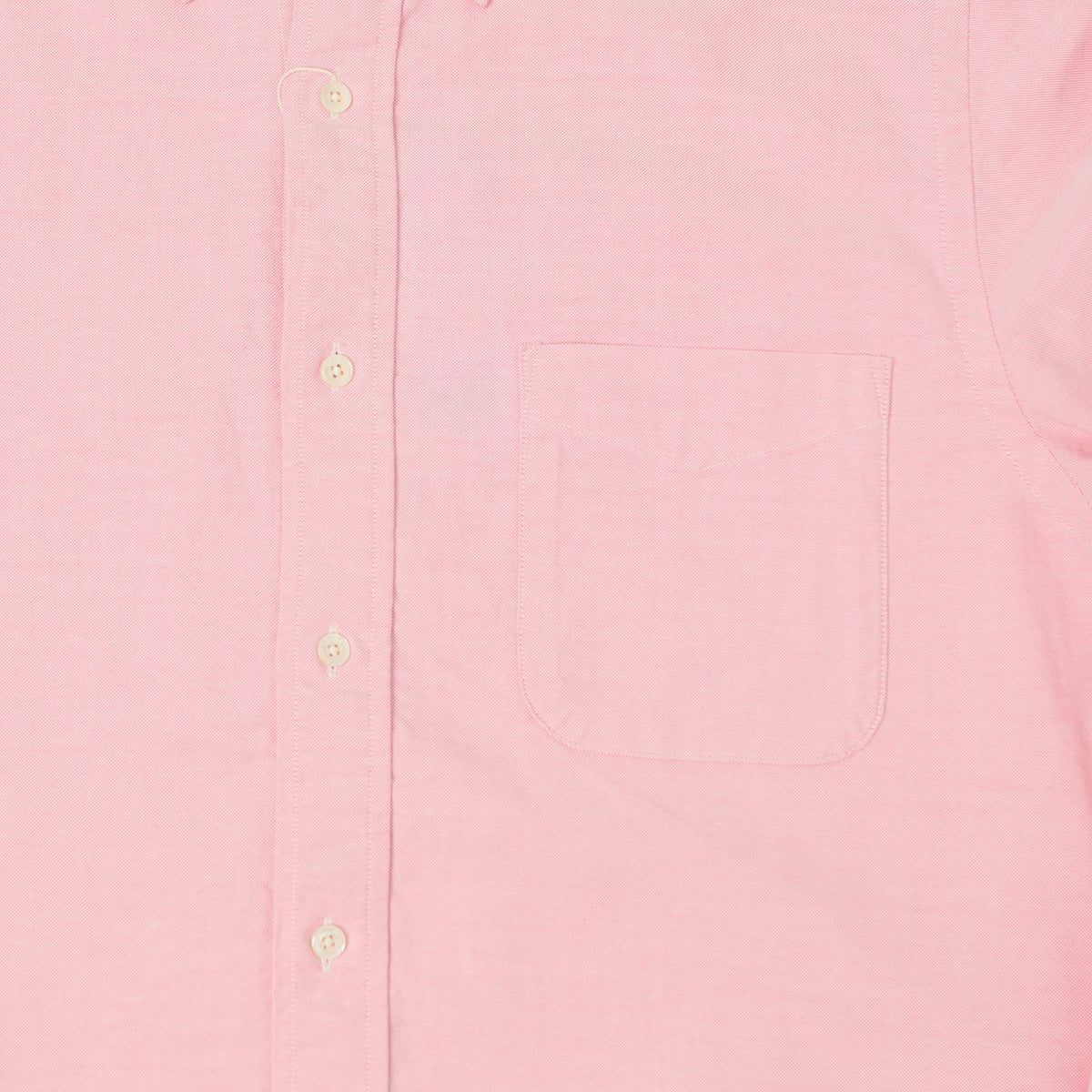 Beams Plus Button Down Oxford Shirt - Pink
