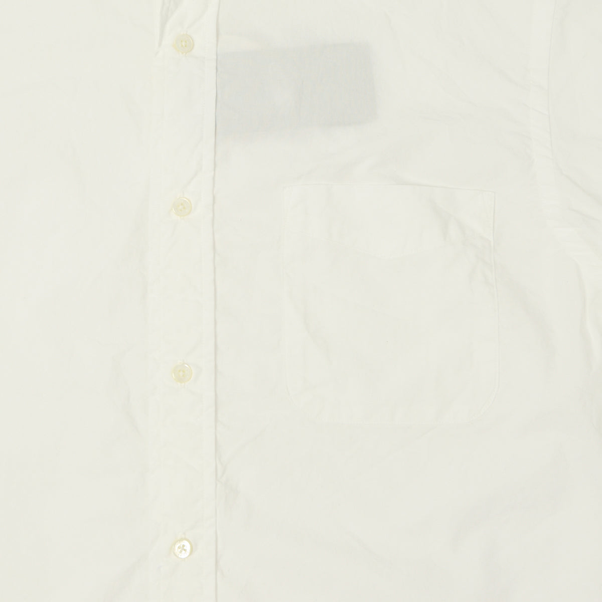 Beams Plus Poplin Button Up Shirt - White