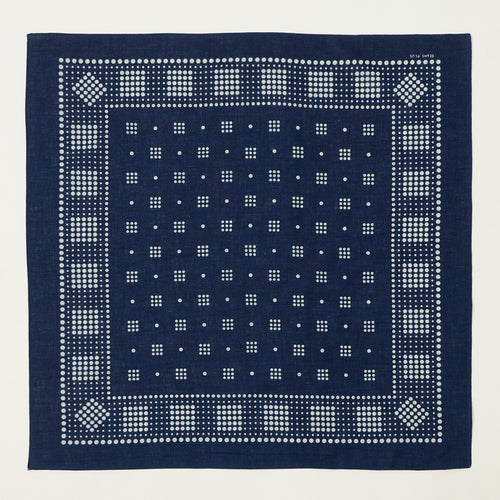 Beams Plus Bandana Two Pack B - Indigo