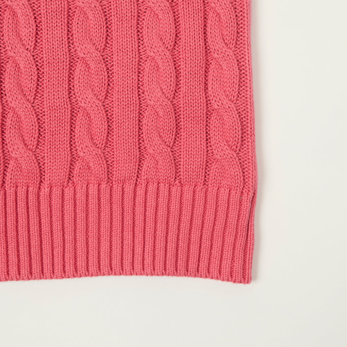 Beams Plus Cable Knit Vest - Red