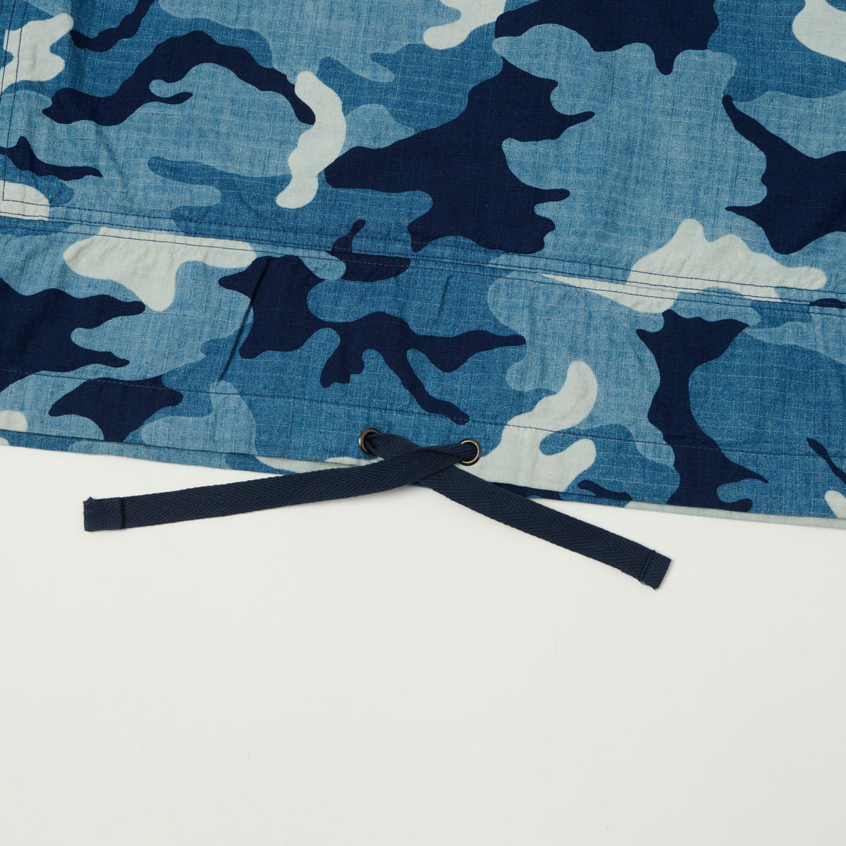 Beams Plus Rip Stop Military Smock - Blue Camo