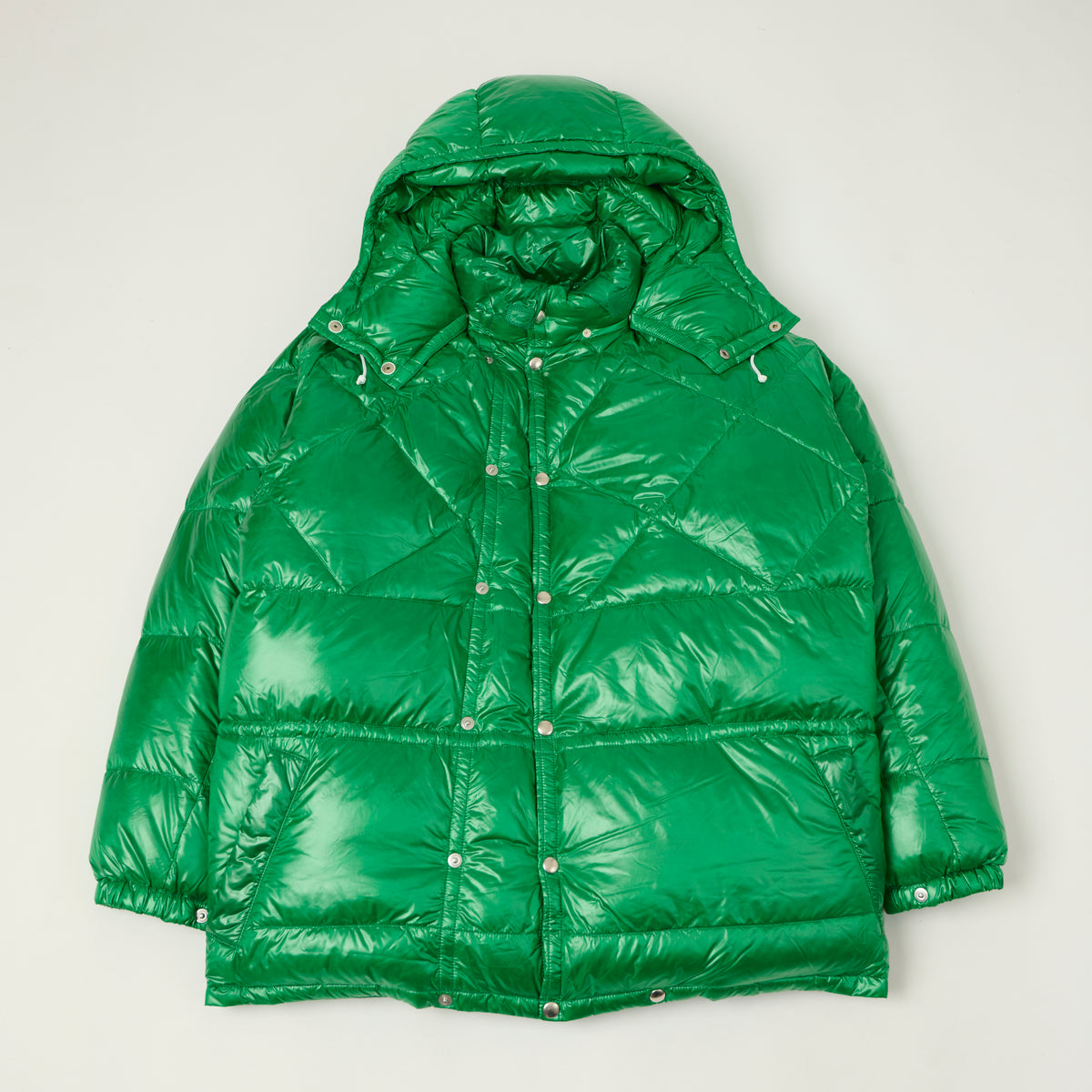 Beams Plus Raglan Sleeve 'Expedition' Down Parka - Green