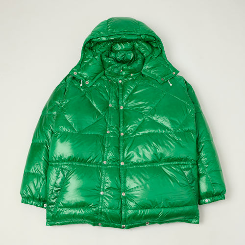 Beams Plus Raglan Sleeve 'Expedition' Down Parka - Green