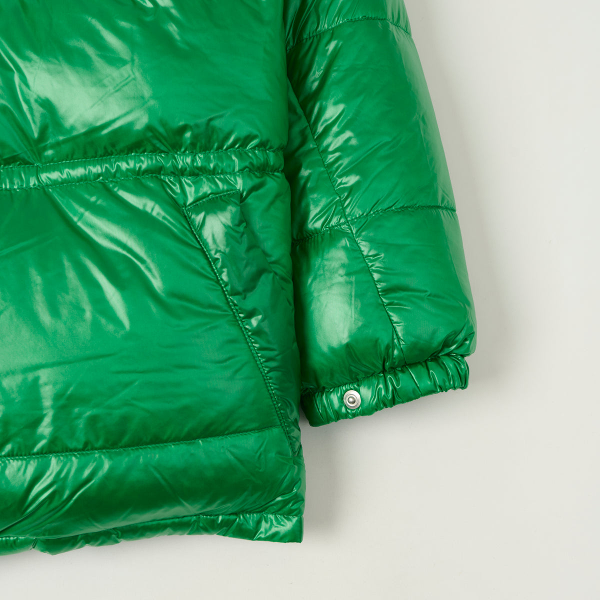 Beams Plus Raglan Sleeve 'Expedition' Down Parka - Green
