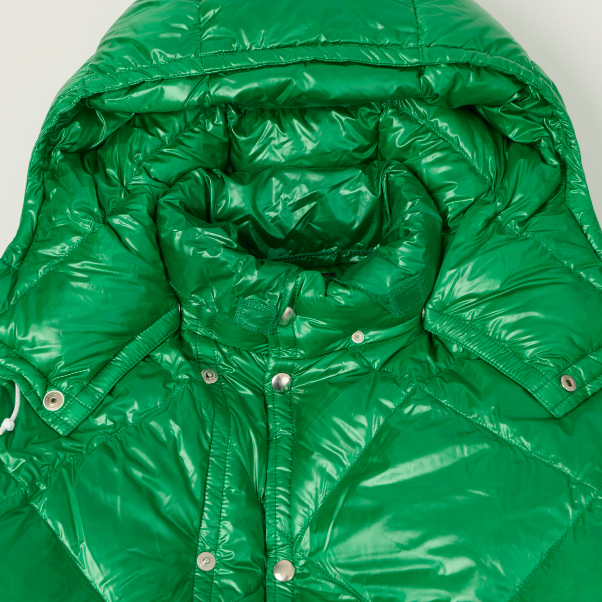 Beams Plus Raglan Sleeve 'Expedition' Down Parka - Green