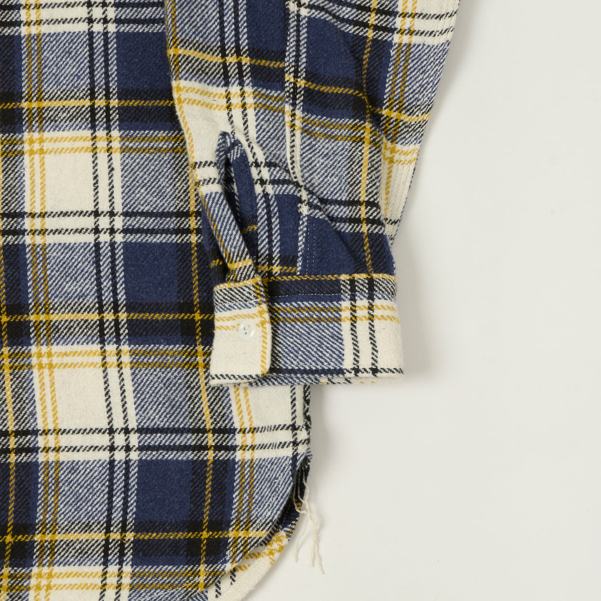 Beams Plus 'Jazz Nep' Plaid Flannel Shirt - Purple