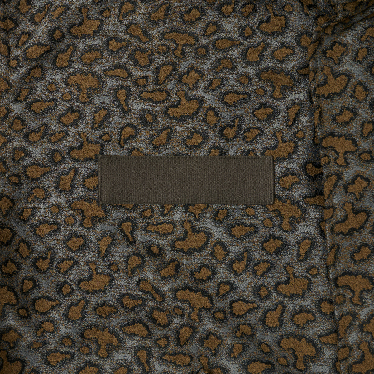 Beams Plus Camo Jacquard Parka - Charcoal