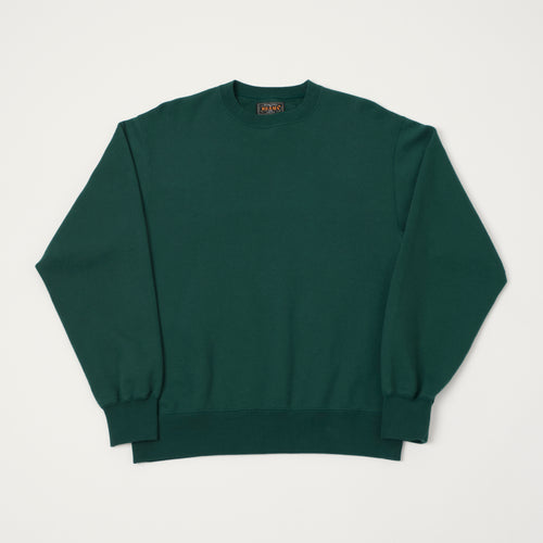 Beams Plus 'Marudou' Crewneck Sweatshirt - Dark Green
