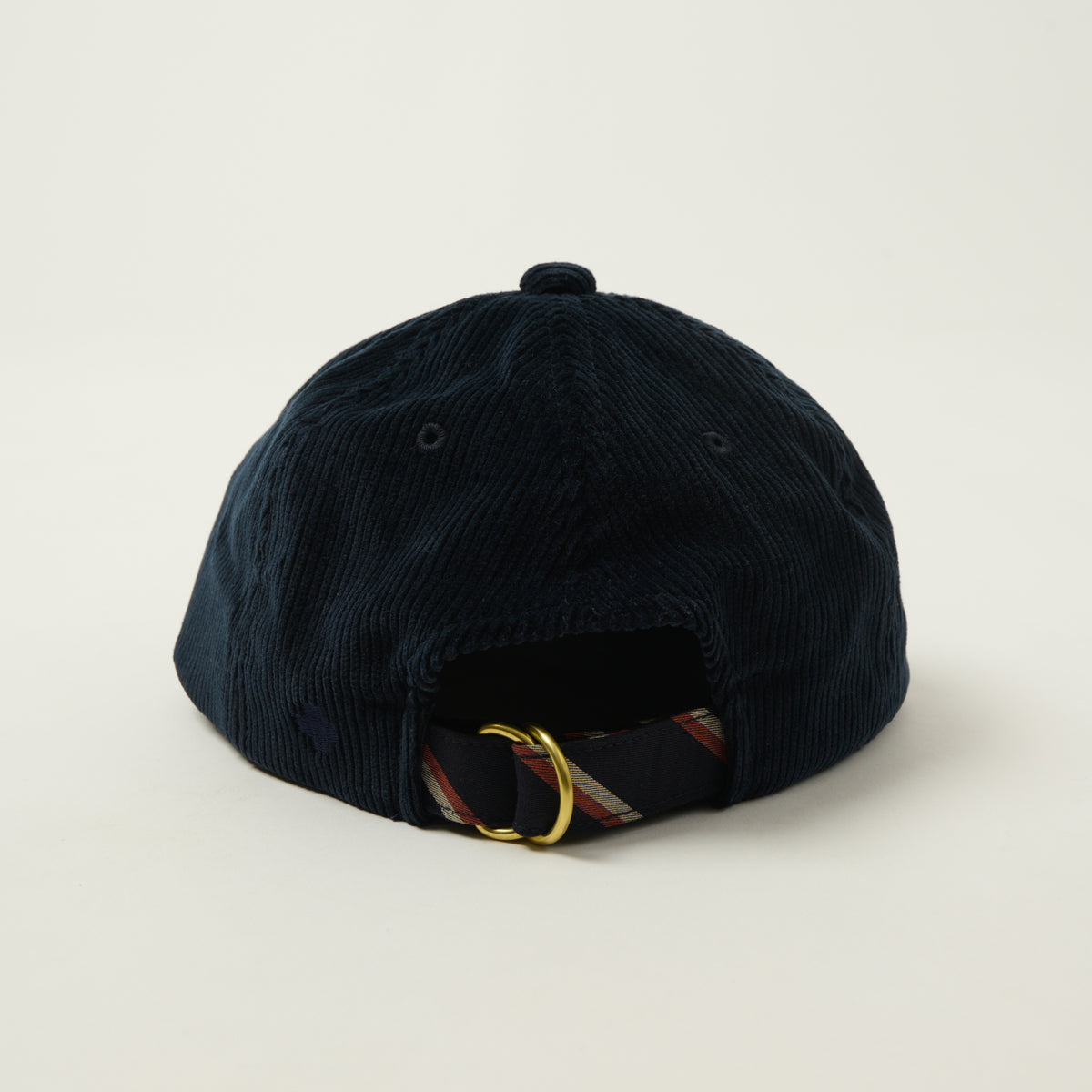 Beams Plus Corduroy Six Panel Baseball Cap - Navy