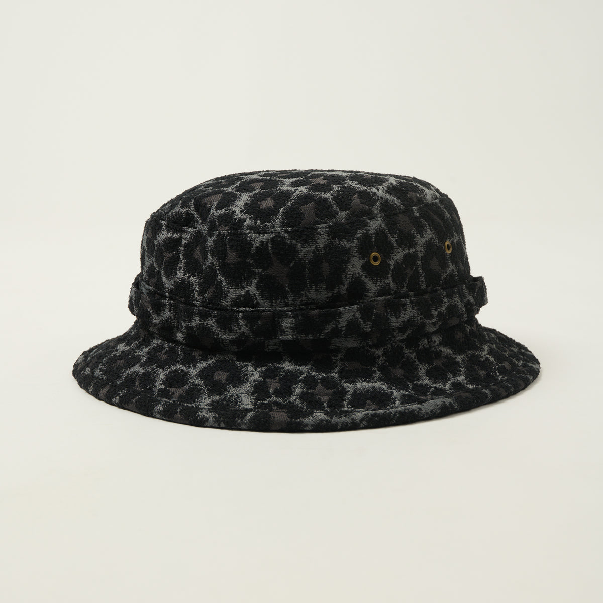 Beams Plus Jacquard Camo Jungle Hat - Black