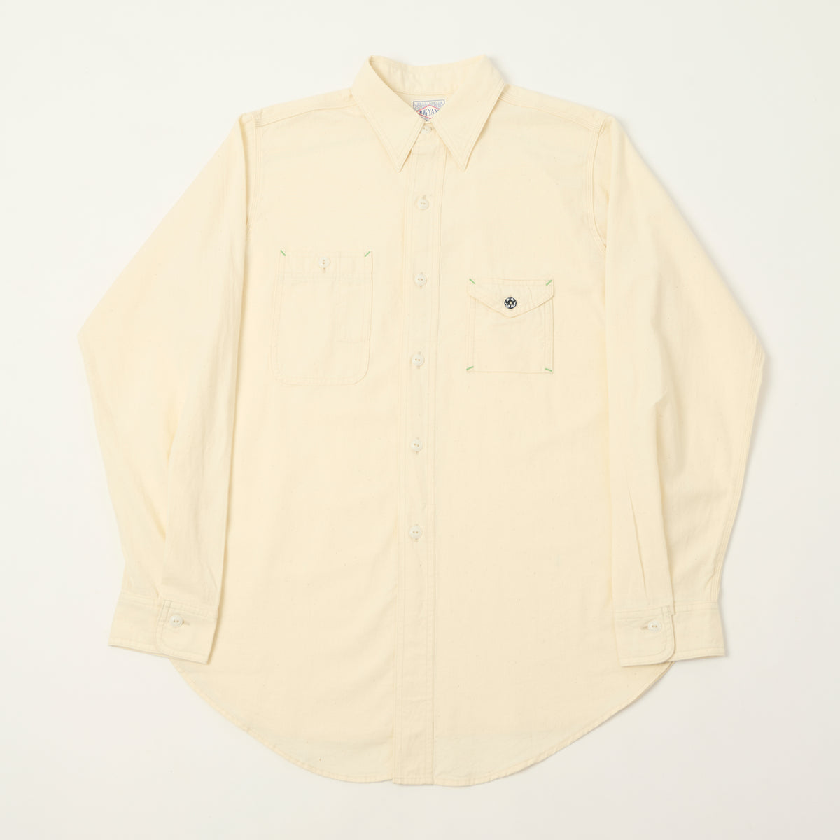 Big Yank '1935 Original' Chambray Work Shirt - White