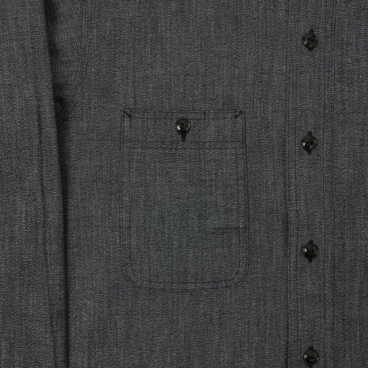 Big Yank '1935 Original' Covert Cloth Work Shirt - Black