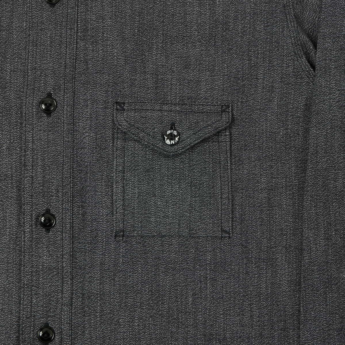 Big Yank '1935 Original' Covert Cloth Work Shirt - Black