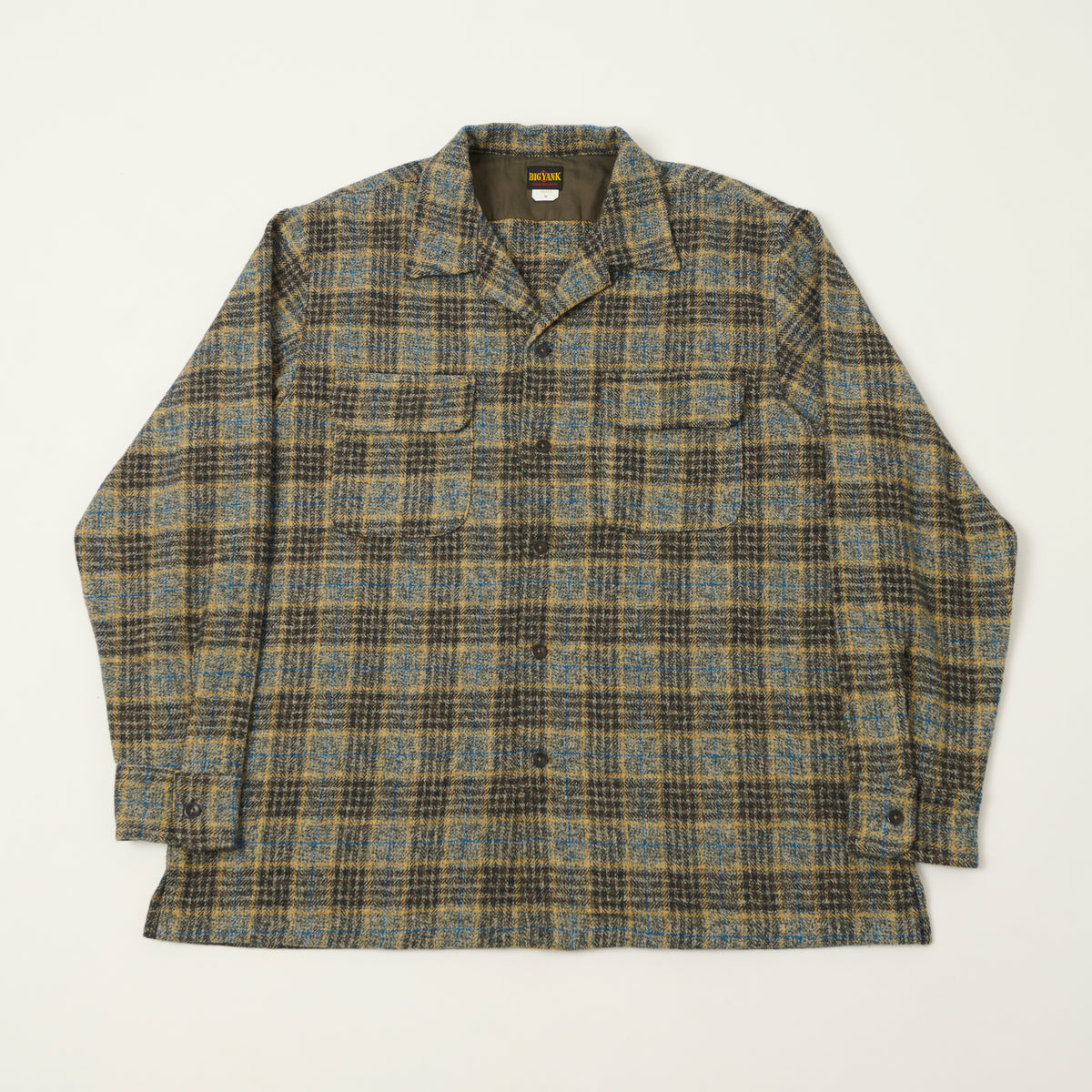 Big Yank 'Roger' Cotton Tweed Plaid Shirt - Grey