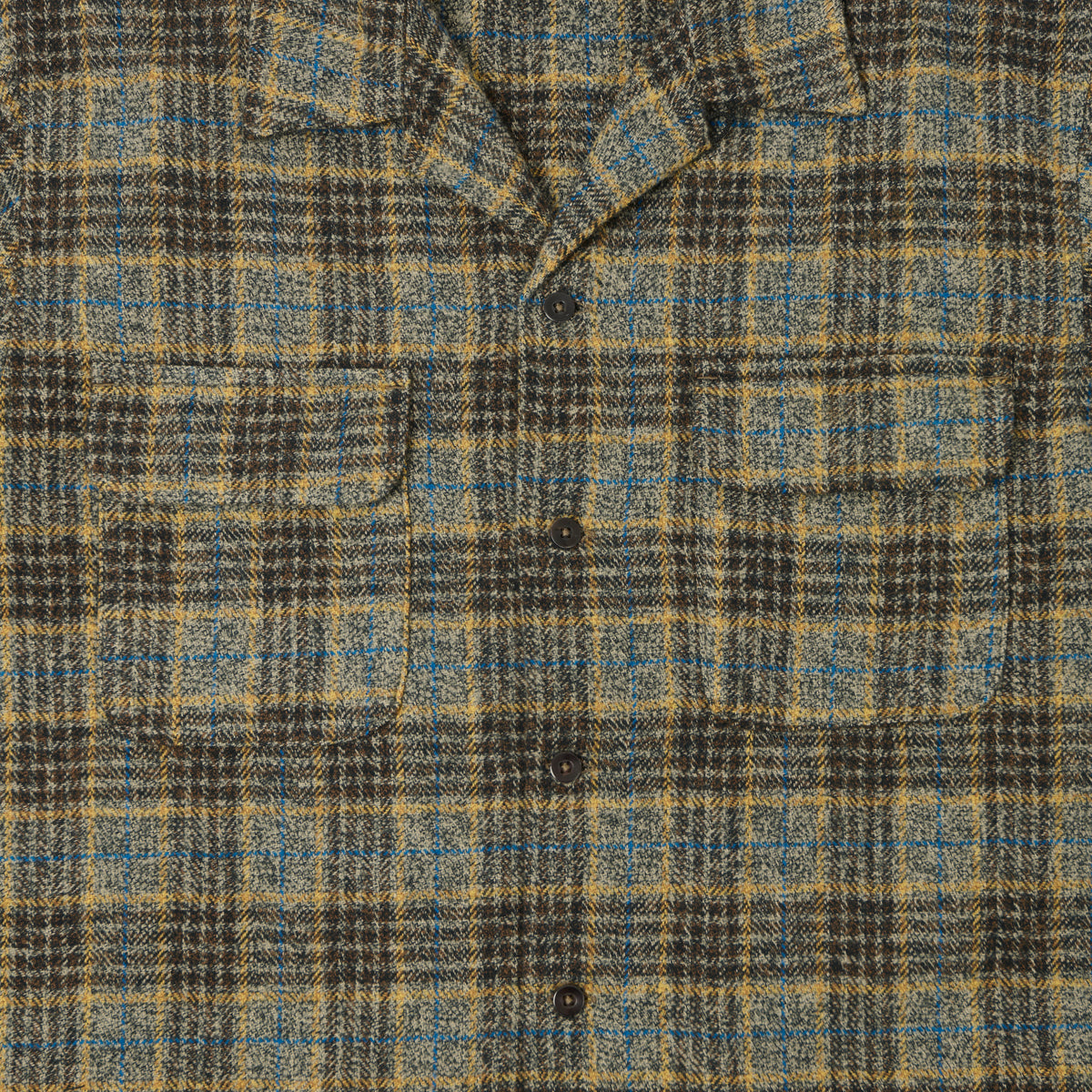 Big Yank 'Roger' Cotton Tweed Plaid Shirt - Grey
