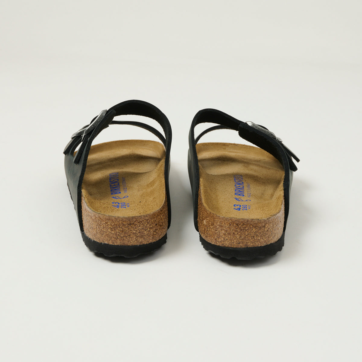 Birkenstock Arizona Suede Leather Sandal - Black